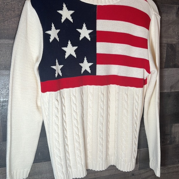 American Flag Parkhurst Cowl Neck Sweater - Picture 2 of 6